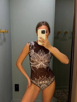 Купальник слитный Bip-Bip Tatoo lotus on Brown T