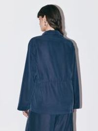 Рубашка с утяжкой "Серо-голубая" женская