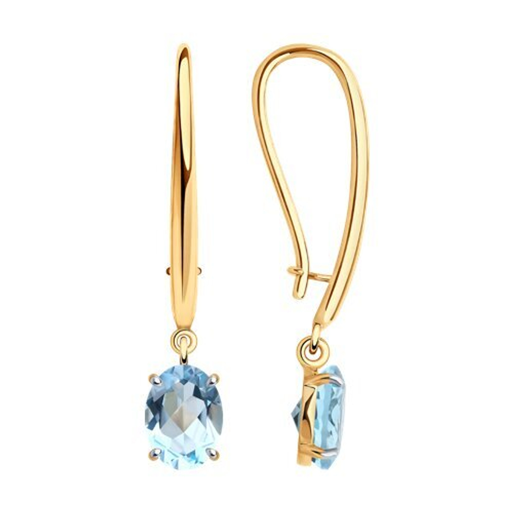 Серьги из золота 585 пробы