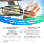 Транспондер T-pass Standard GEA с держателем в комплекте
