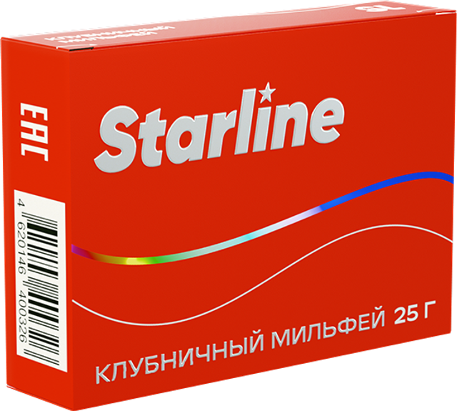 Табак Starline - Клубничный Мильфей 25 г