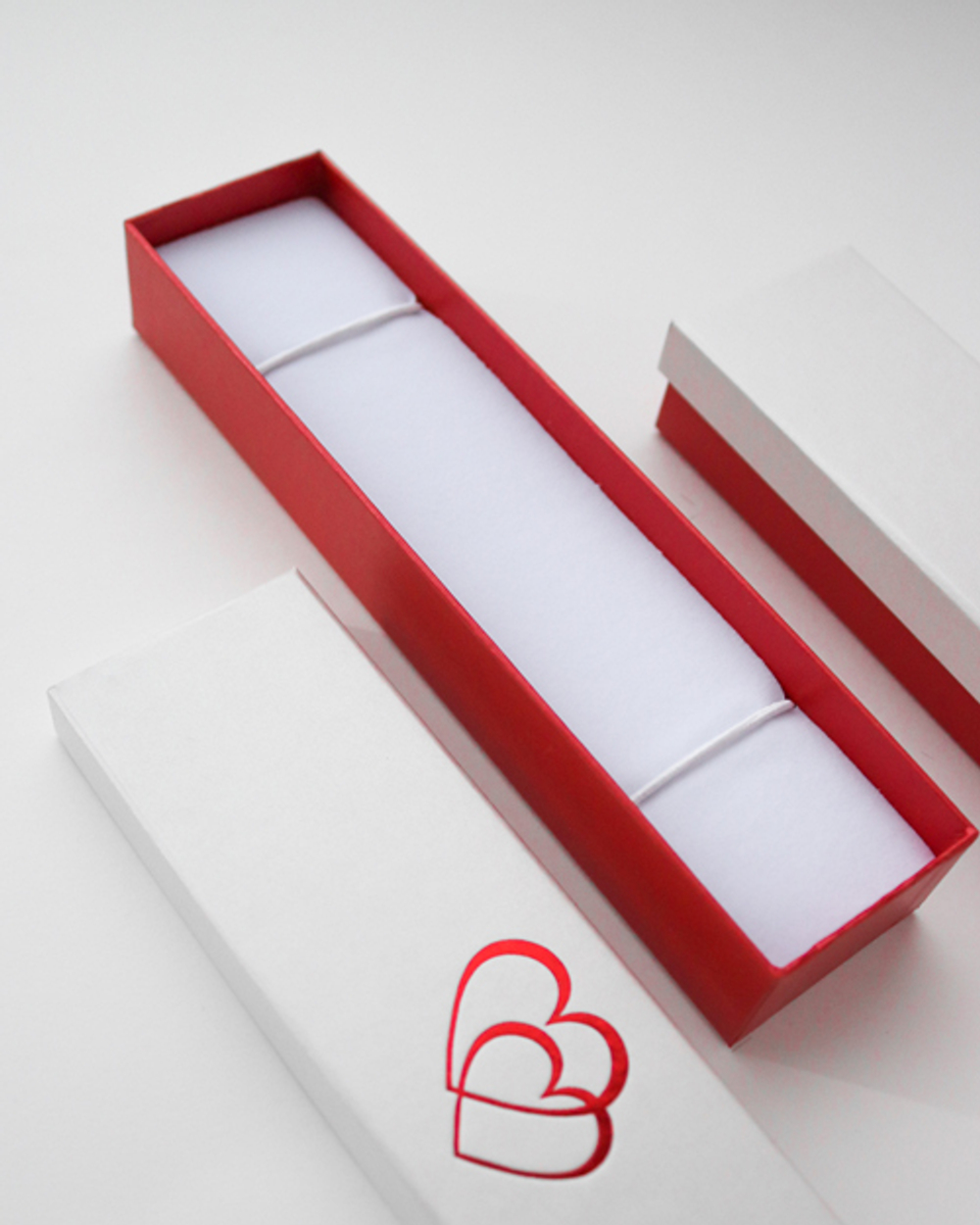 Ювелирный футляр «2 сердца» серии «Амур» для браслета