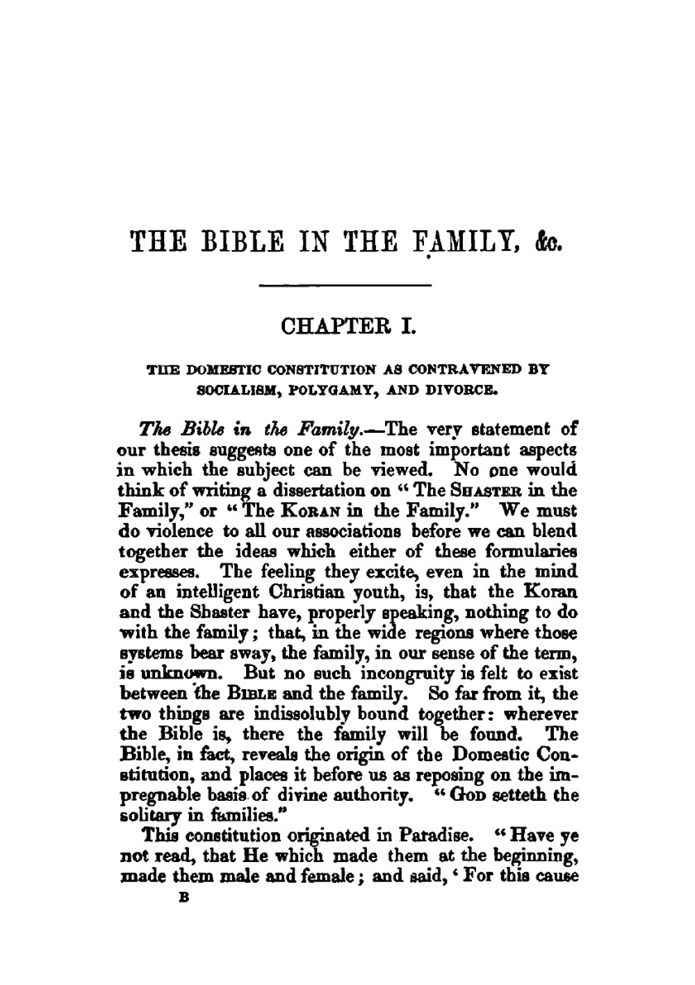The Bible in the family / Библия в семье. Or, Hints on domestic happiness / Или намеки на внутреннее счастье | Henry A. Boardman