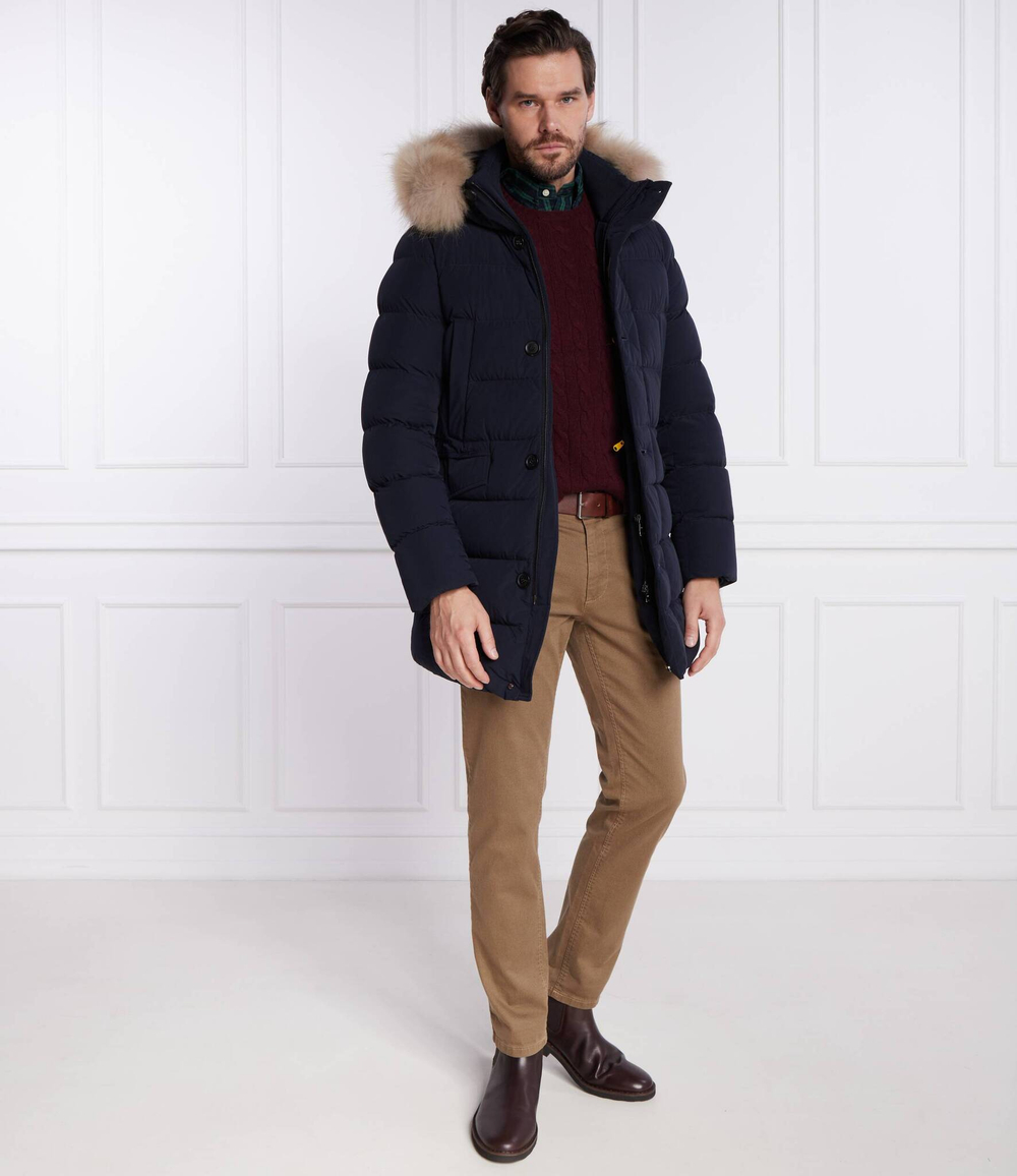 Пуховая куртка Hetrego - темно-синий(8K436M)