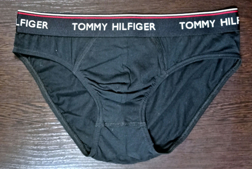 Трусы мужские "Tommy Hilfiger" 1 шт., хлопок, размер L, цвета чёрный, красный