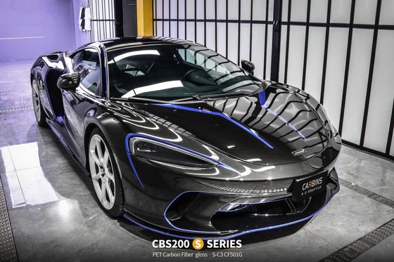 Пленка PET карбон глянцевая Fiber Gloss CF501G Carbins