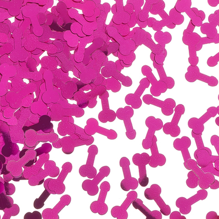 Конфетти на девичник «18+» в цвете фуксия, 15 гр
