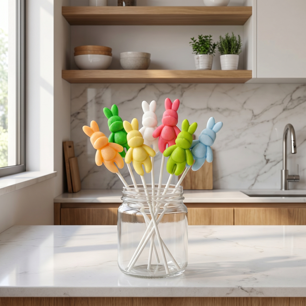 Карамель леденцовая «Игрушечный зайчик» на основе подсластителя изомальт