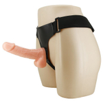 Фаллоимитатор-реалистик на трусиках - 18,5 см.