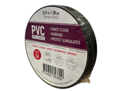 Балетный скотч Dance Floor PVC Tape 19мм х 33м (Черный)