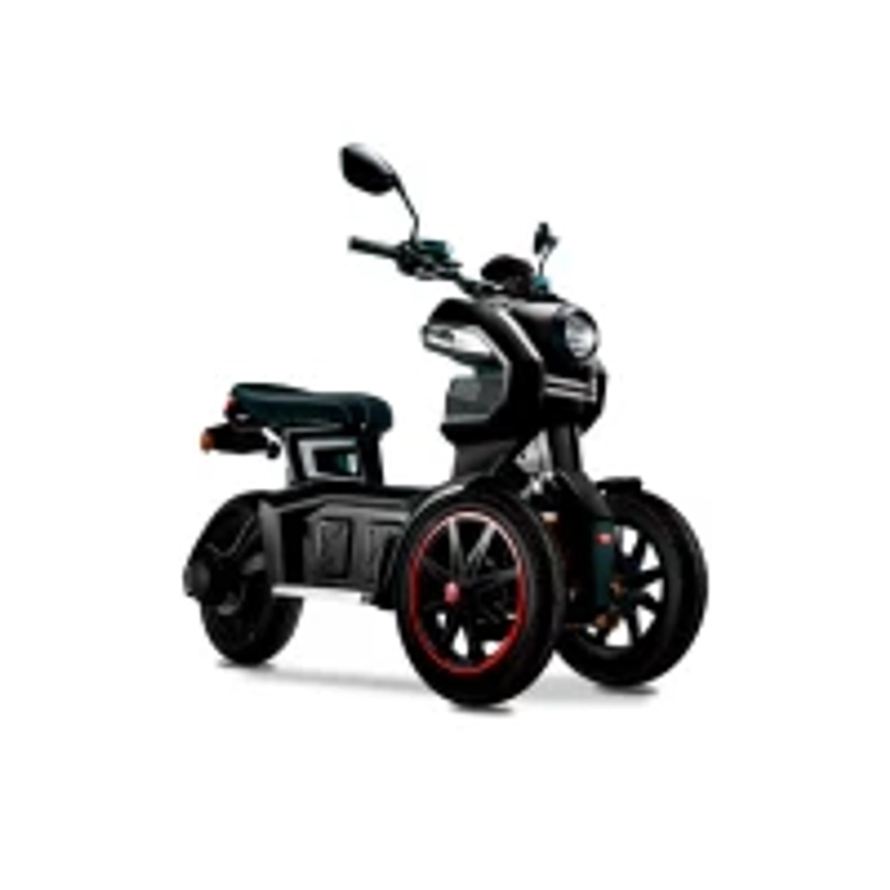 Электроскутер iTank Doohan EV3 Trike 1500W Черный 1 Аккумулятор 60V26Ah