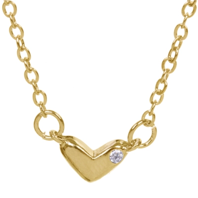 Подвеска из гиппоалергенного сплава со стразами «АМОР», цвет серебро и золото, d-20см/0,7см