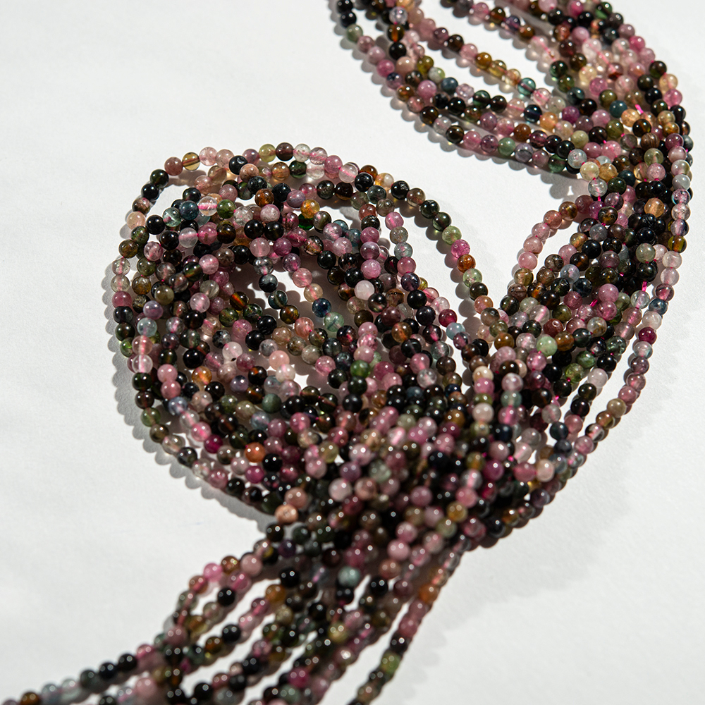 Турмалин натуральный, 3,3мм, шар