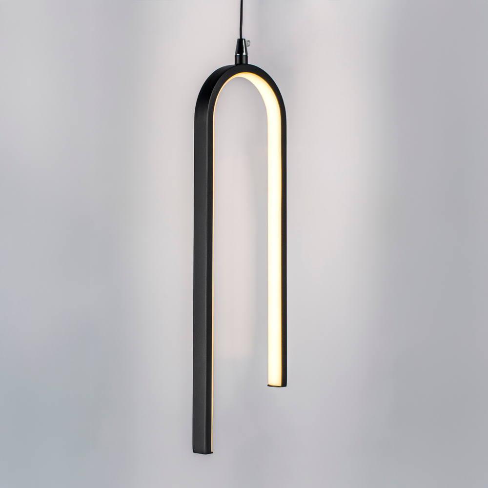 749017 Подвес SATURNO LED 8W 640LM ЧЕРНЫЙ 3000K