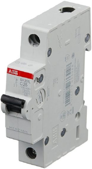 Автомат ABB SH201L 1П 25А-С 4,5кА 03917