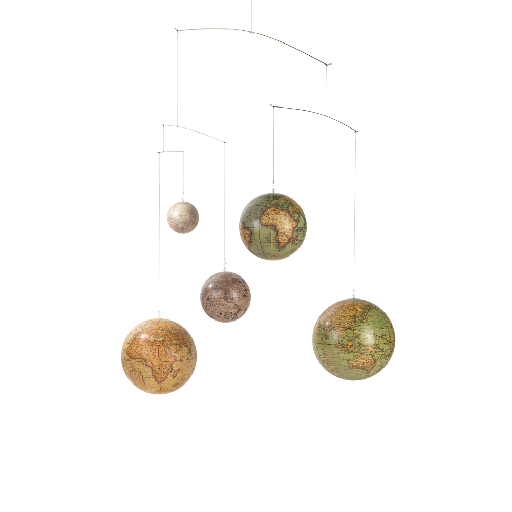 Мобиль 108х18х90см Authentic Models 5 глобусов