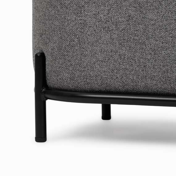 Пуф Pawai 80х45 см, тёмно-серый