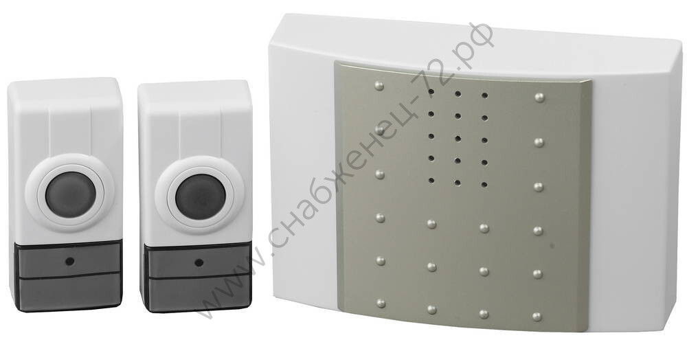 СВЕТОЗАР Лира 16 мелодий, Электрический звонок беспроводной (SV-58062-2)