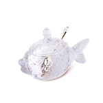 Икорница стеклянная "Рыбка"