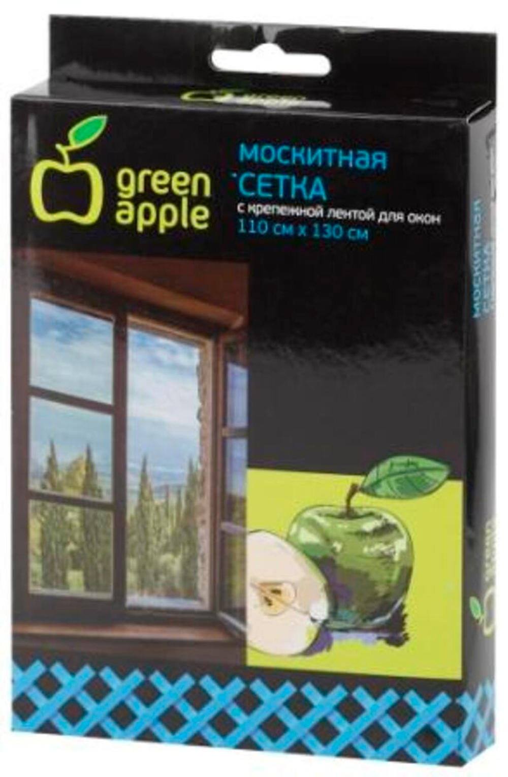 Сетка москитная для окон 110*130см GREEN APPLE GBN002