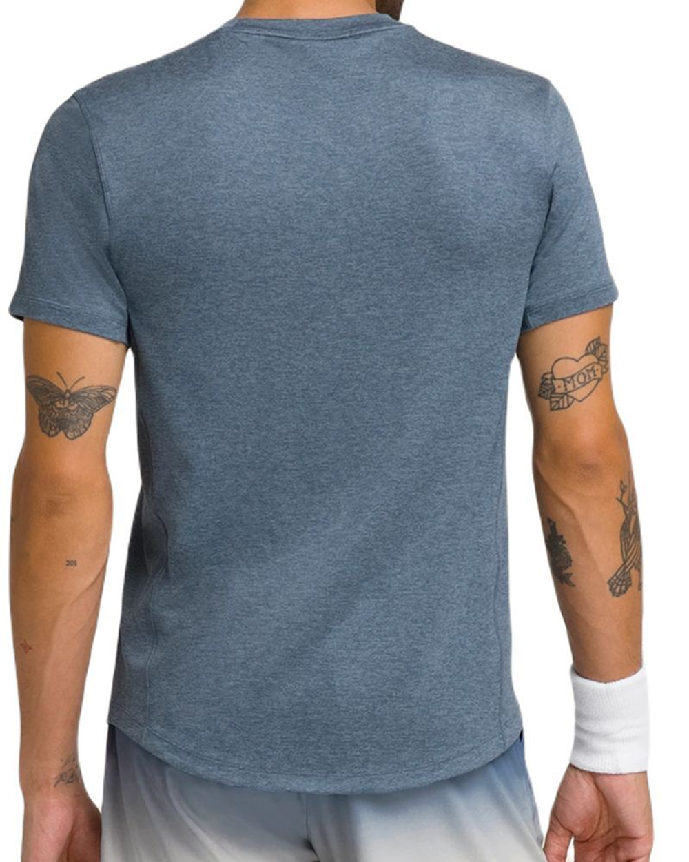 Мужская теннисная футболка Wilson Everyday Performance - небесный