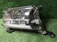 Битая Фара правая Land Cruiser 200 15-21 LED Black