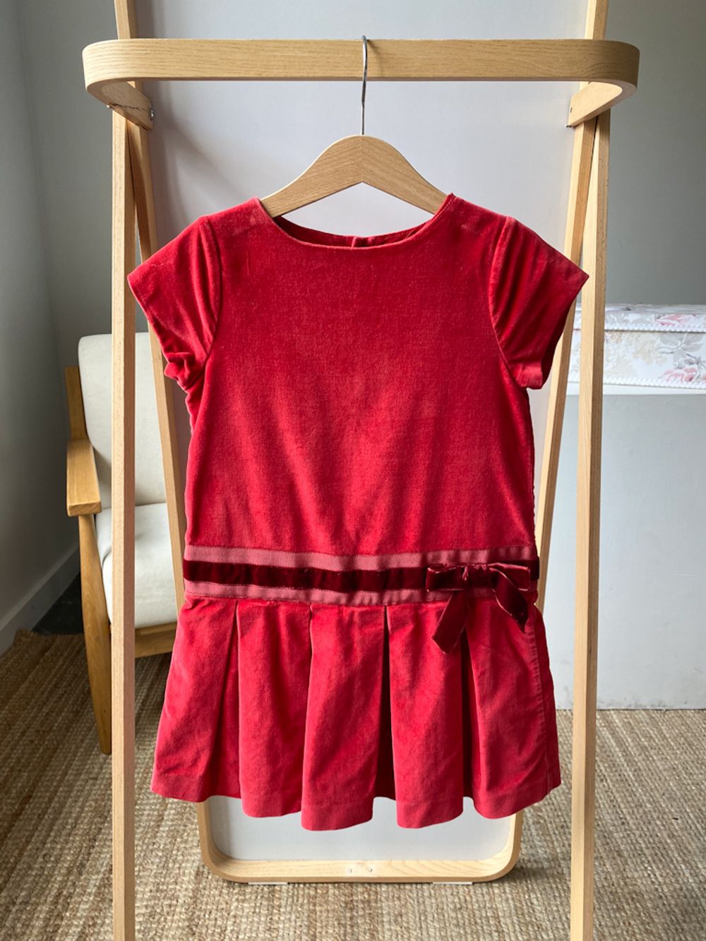 Бархатное платье Jacadi, 116