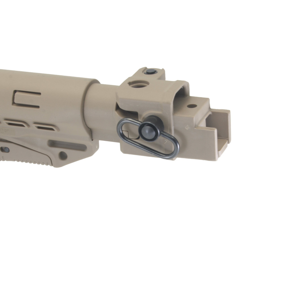 Складной приклад АК-74, DLG Tactical. Черный