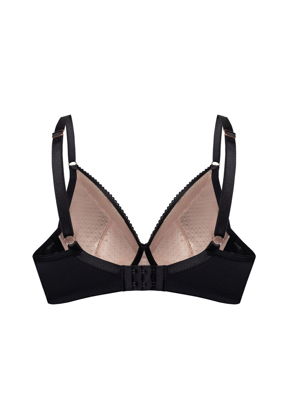 Бюстгальтер-бралетт Renee (Размер: 75C) (Цвет: черный с бежевым)