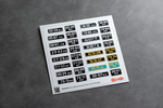 USSR (Soviet) Military number plates 1962-1993 1/35 (3D decal)