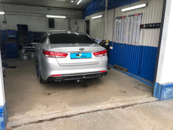 Фаркоп для Kia Optima 2016-2020 Тип шара: A. Нагрузки: 1800/85 кг, KI 33