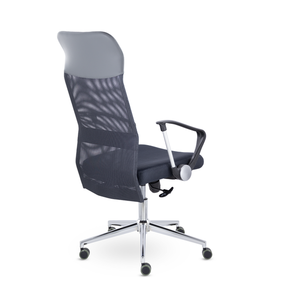 Кресло МС-040 Директ Лайт В хром Ср Z71/TW-72/Е72-к (серый)