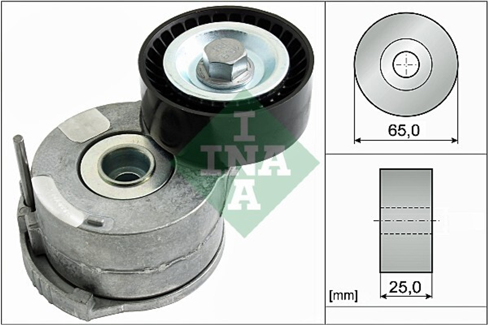 INA - 534040310-INA - Belt Tensioner, V-ribbed belt