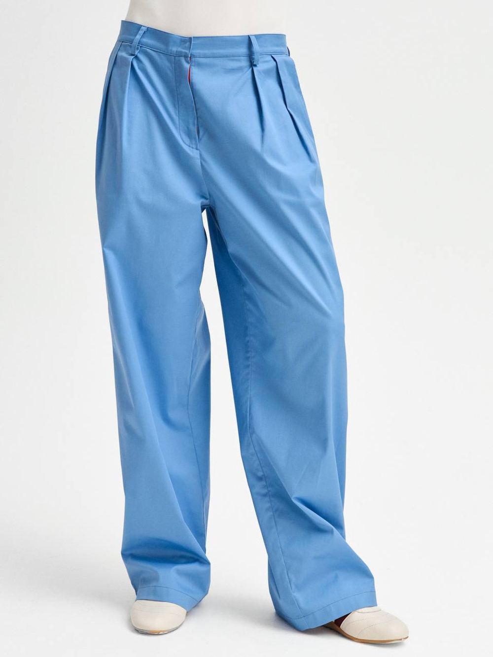 Брюки медицинские женские Юми, эйр блю хлопок