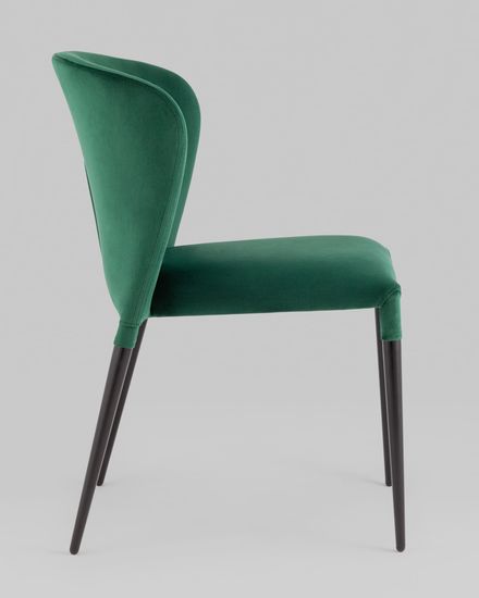 Стул Лори велюр зелёный