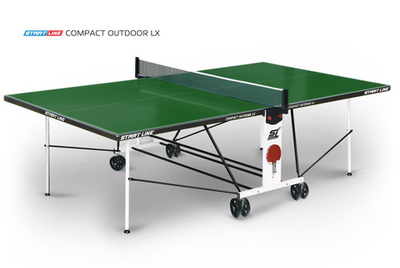 Стол теннисный Compact-2 LX Всепогодный 6 Зеленый