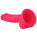 Фаллоимитатор SilexD Model 1 (24×4,5 см) с двойной плотностью ярко-розовый