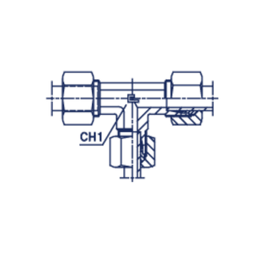 Соединение PRT DL08 06 08 (в сборе) CAST