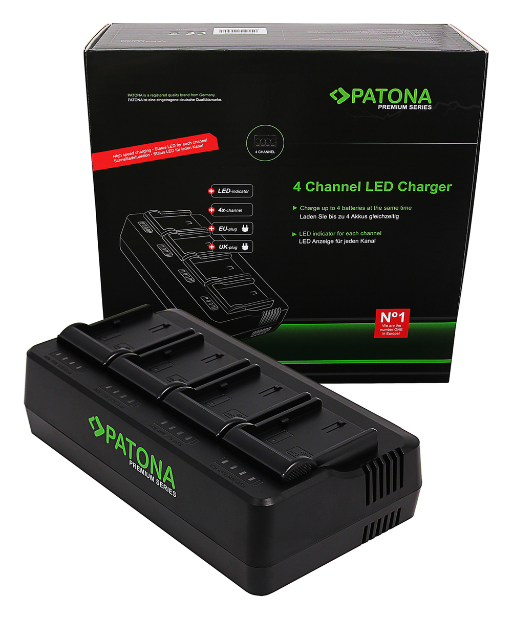 PATONA Premium Charger для 4х аккумуляторов LP-E6