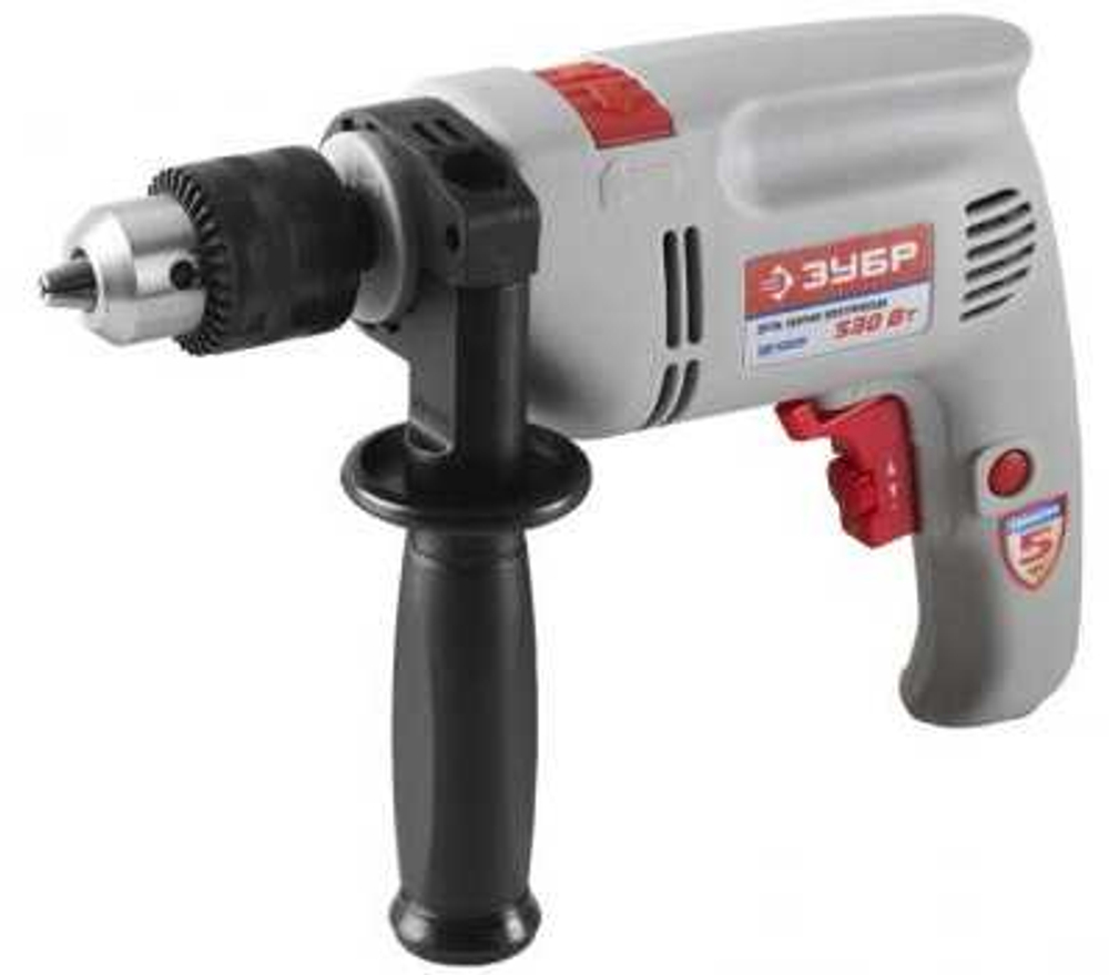 Дрель ударная 530 v, ЗУБР, ЗДУ-530 ЭРМ2
