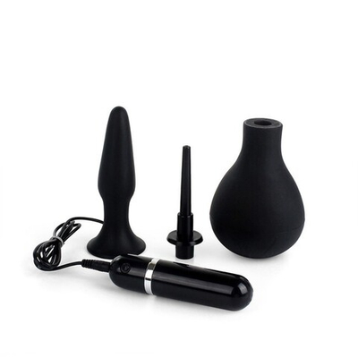 Анальный набор Advanced Anal Explorer Kit (10 режимов) (Цвет: черный)