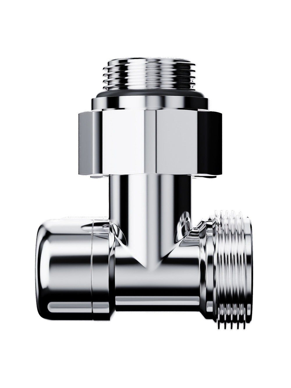 Узел нижнего подключения Royal Thermo Design угловой 1/2"х3/4" EK (хром)
