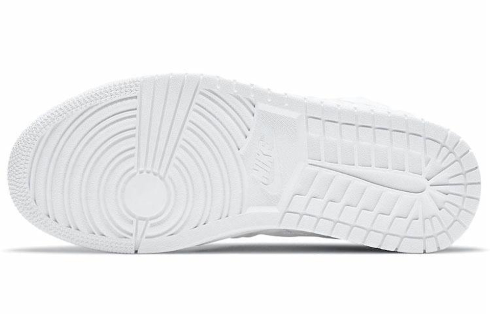 Кроссовки Jordan Air Jordan 1 Mid "Quilted White" (Женская размерная сетка)