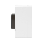 Щиток 4 мод настенный FRAME, белый, с тонированной дверцей