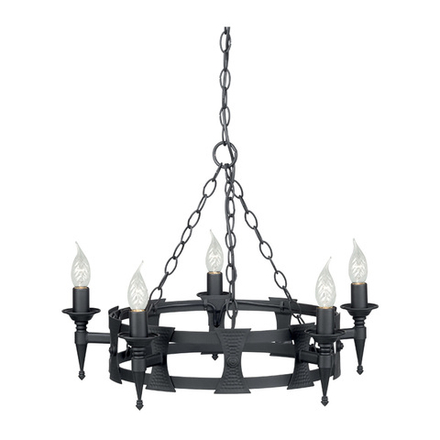 Люстра SAX5-BLK Elstead Lighting