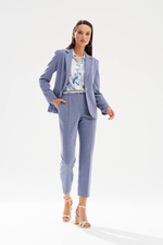 1973 Жакет женский (синий меланж)