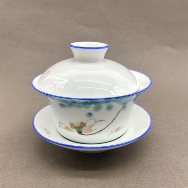 Гайвань с лотосом, фарфор, 160мл