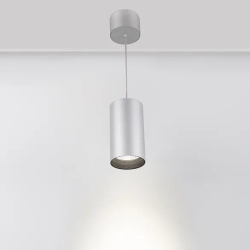 Светильник подвесной SP-POLO-R85-2-15W Day White 40deg (Silver, Black Ring) (Arlight, IP20 Металл, 3 года) 022966