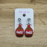 Клипсы Drink Coca-Cola кристалл металл серебристый