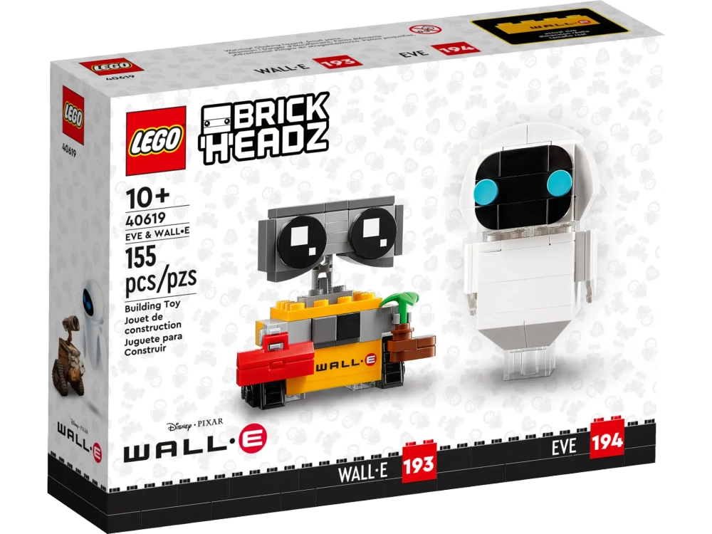 Конструктор LEGO BrickHeadz 40619 ЕВА и ВАЛЛ•И